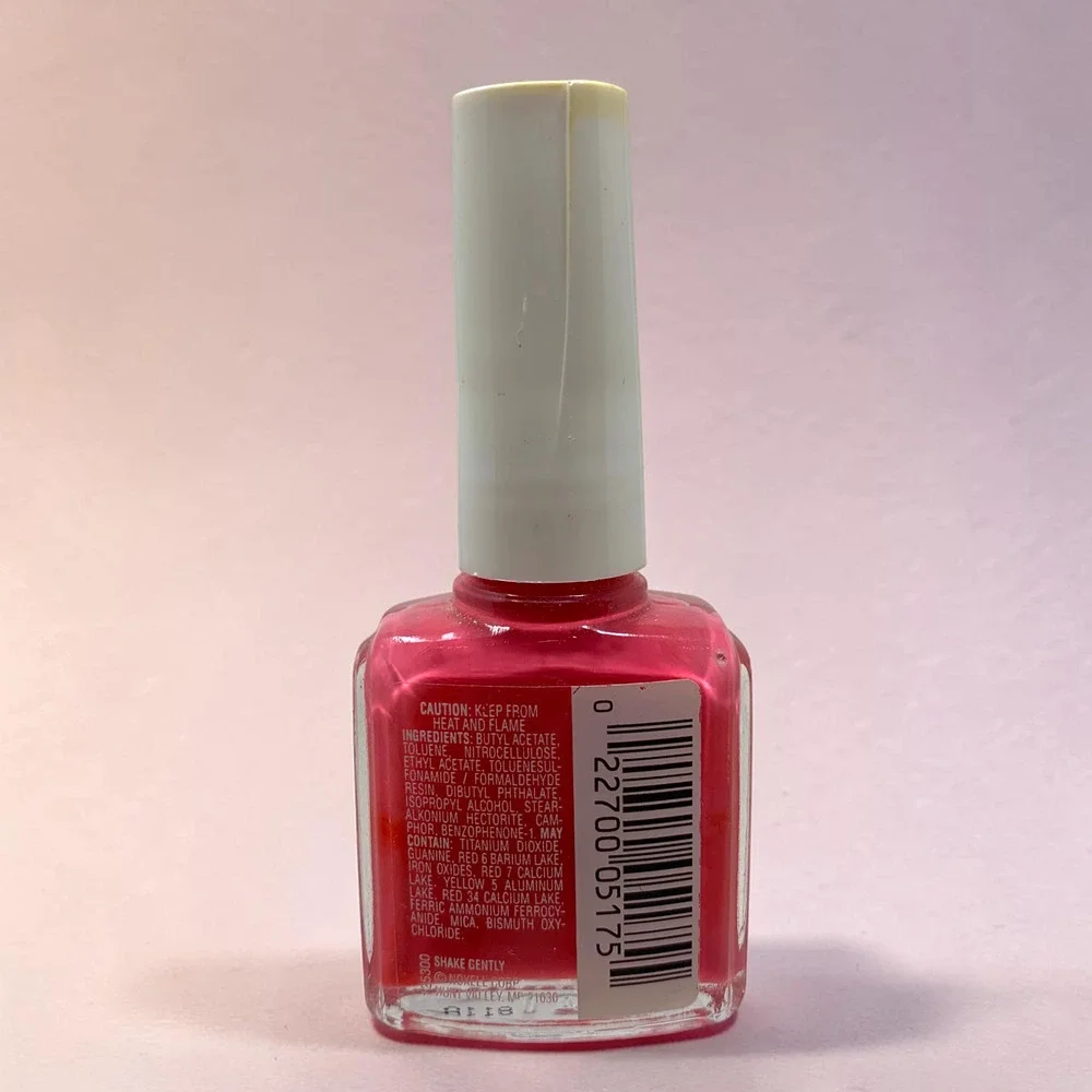 Vintage NOS Covergirl Nailslicks Caribbean Coral 15 Nail Polish Pink Creme New